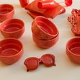 thumbnail image 2 of Manhattan Comfort Daily Mendi 6 Large Dinner Soup  16.91 oz. Bowls  in Coral, 2 of 4