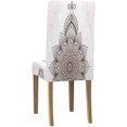 thumbnail image 4 of RYLABLUE Flower Stretch Chair Cover Protector Seat Slipcover for Dining Room Hotel Wedding Party Set of 4, 4 of 5