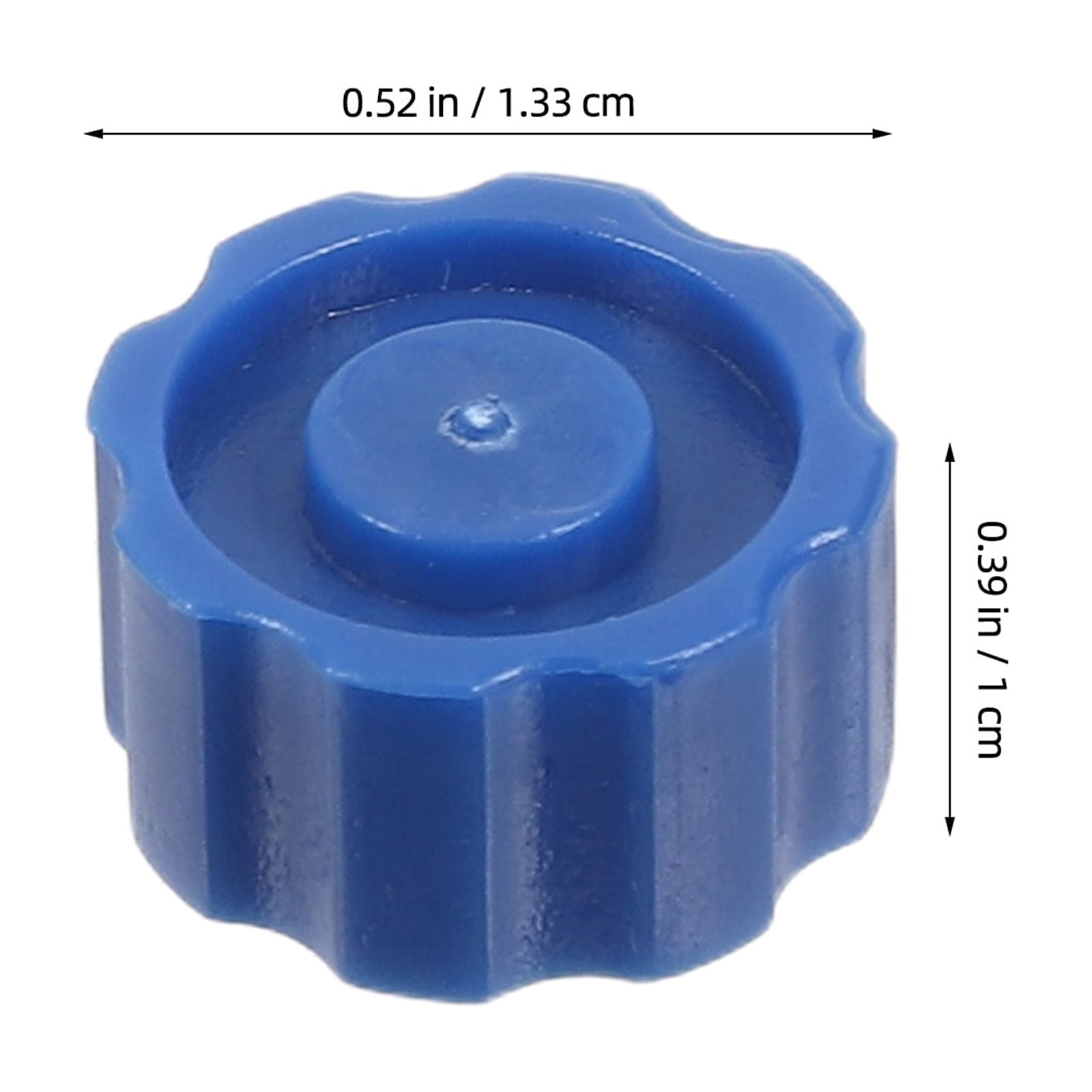 ETHZZLE 50Pcs Blue Plastic Dispensing Needle Tip Caps with Luer Lock Screw Type for Laboratory and Industrial Use
