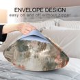 thumbnail image 4 of Yayeee Pillowcase Standard Size Set of 2 Satin Wrinkle Resistant Pillow Case, Red Mountain Pattern, 4 of 7