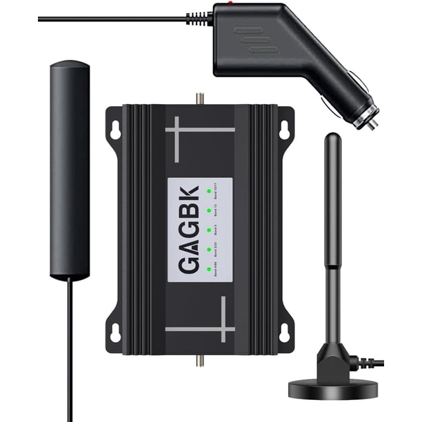Amplificador de señal celular GAGBK 65 dB 5G para auto y RV