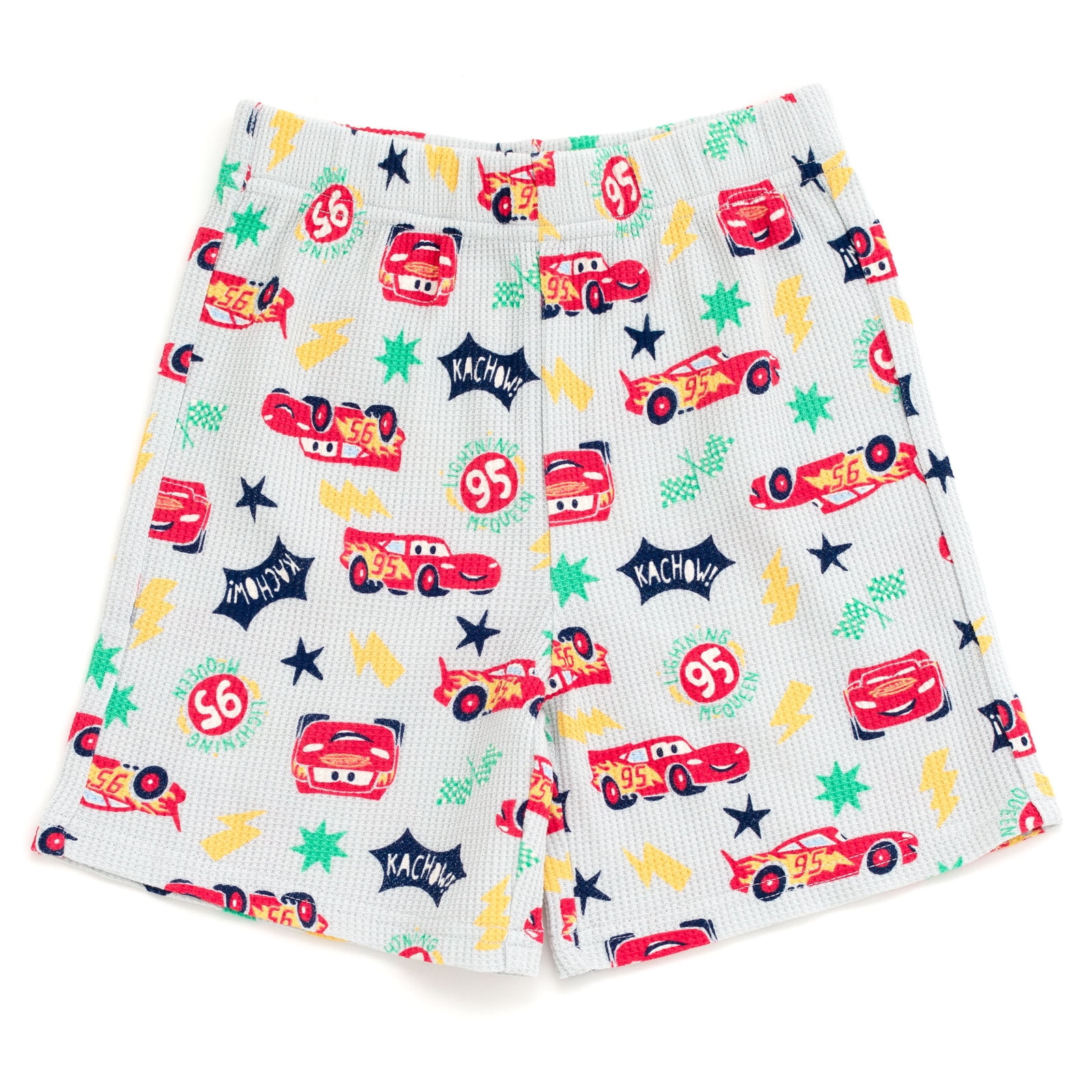 Disney Cars Baby Boys' 2-Piece T-Shirt and Shorts Set McQueen Light Grey