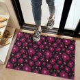 thumbnail image 2 of Pioneer Flower Floral Print Pattern Door Rugs,Washable Non Slip Door Mats Indoor,Decorative Door Mats,Entry Mat Indoor for Entrance,Bedroom,Kitchen,Bathroom,20"x32", 2 of 6