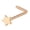 Rose gold, variant on QIQUWOHUL Stainless Steel Nose Rings Hoop Studs Body Piercing Jewelry Nose Ring Hoop For Women,Nostril Piercing Jewelry