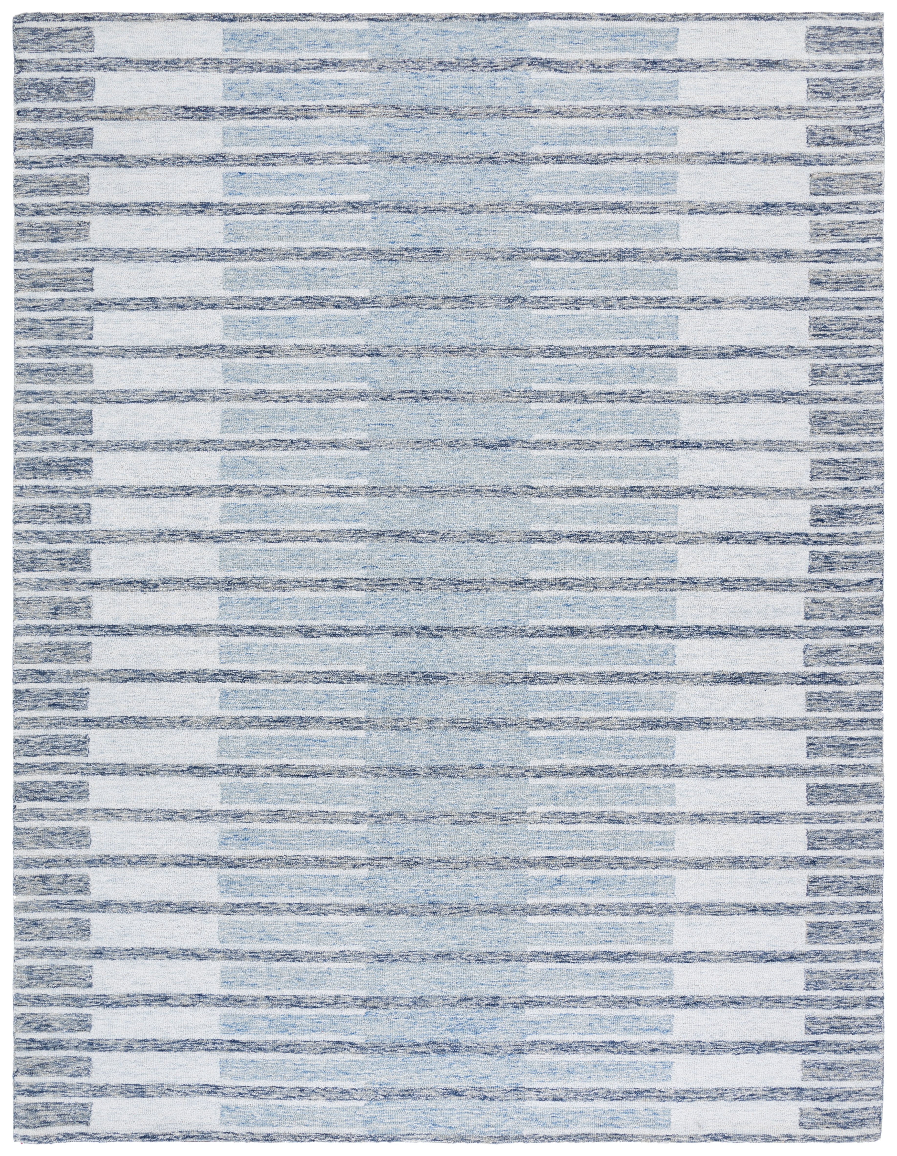 Safavieh Ebony Elisa Geometric Striped Area Rug, Ivory/Blue, 8' x 10'