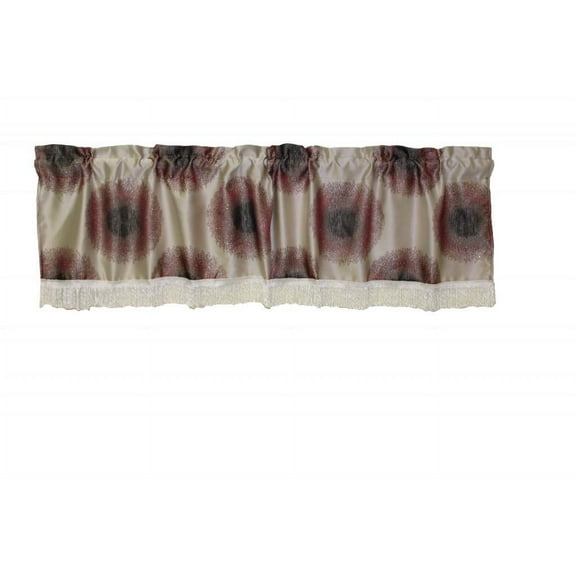 Emblem Vintage Damask Design 60" X 15" Window Valance