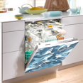 thumbnail image 5 of Many Sharks Dishwasher Magnetic Refrigerator Magnet Cover Kitchen Art Panel Decal Sticker Home Decorative 23"x26", 5 of 6