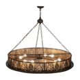 thumbnail image 7 of Meyda 147372 48 in. Mountain Pine Inverted Pendant, Oil Rubbed Bronze & Silver Mica, 7 of 7
