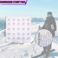 thumbnail image 2 of Czcpp-2 Pcs Pads de Frappe de Planche à Neige, Pad de Grip de Planche à Neige Transparent Antidérapant Auto-Adhésif Pad de Frappe Offre une Prise Supplémentaire pour le Planche à Neige, 2 of 4