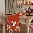 thumbnail image 2 of Table Runners 72 Inches Long Dress Scarves, Red Crane Farmhouse Kitchen/Dining Table Runner, Coffee Tablerunners, Vintage Red Teal Spring Floral Botanical 14x72 Inch, 2 of 9