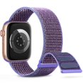thumbnail image 1 of Ohotlove Correa Deportiva De Nailon Compatible Con Apple Watch Band De 38 Mm, 40 Mm, 41 Mm, 42 Mm, 44 Mm, 45 Mm, 46 Mm, 49 Mm, Ajustable, Transpirable, Para Mujeres Y Hombres, Correa Trenzada Para Iwa, 1 of 5