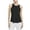 Black, variant on Sleeveless Racerback Women's Sports Running Tailcoat Beauty Back Fitness Top Split Loose Yoga Cover Up Summer Shirt Sleeveless Loose Top