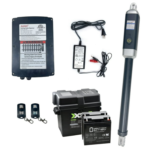 ALEKO Trousse de Secours Homologuée ETL Ouvre-Portail pour Portails à Balancement Simple jusqu'à 880 Lb