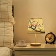 thumbnail image 5 of Table Lamp Medium 7.9x11.8 Inches Table Lamps Night Light Tools & Home Improvement Bedroom Lamp Guest Room Lamp Study Lamp Office Lamp Red Cherry Blossom, 5 of 7