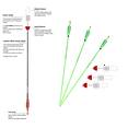 thumbnail image 1 of 3-Pack Foam Tipped Arrows - 30" - Neon Green, 1 of 1