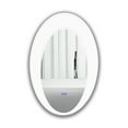 thumbnail image 4 of CHLOE Lighting Back Lit Oval TouchScreen LED Mirror 3 Color Temperatures 3000K-6000K, 4 of 10