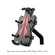 thumbnail image 2 of Soporte para teléfono para bicicleta Soporte para teléfono con rotación de 360 ​​grados (espejo retrovisor rojo), 2 of 2