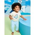 thumbnail image 3 of Garanimals Newborn & Baby Boy Cotton Lap-Shoulder Short-Sleeve Bodysuit, Sizes 0–24M, 3 of 9