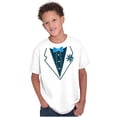 thumbnail image 5 of Vintage Formal Bachelor Party Tuxedo Boys Kids T Shirt Tees Tops Teen Brisco Brands XS, 5 of 6