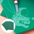 ITSELFER 6Pcs Carving Rubber Sheets Kids Carving PVC Rubber Sheets