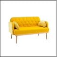 thumbnail image 2 of Velvet Sofa , Accent sofa .loveseat sofa with metal feet, 2 of 12