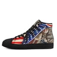 thumbnail image 3 of Deer Hunting High Top Canvas Shoes Sneakers Black Size 11.5, 3 of 7