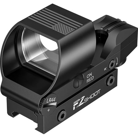 EZshoot Red Dot Scope Sight 4 Reticle Adjustable with 45 Degree