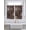Brown, variant on Blue Flowers Bathroom Window Curtain, Spring Floral Botanical Modern Art Light Filtering Coffee Kitchen Curtains, Bedroom Living Room Curtains 2 Panel 84"x54"