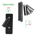 thumbnail image 4 of Lámpara de Lectura de Cabecera, Lámpara de Pared LED Rotatable Cuidado ocular para el dormitorio, 4 of 7