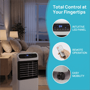 3-In-1 Ice Cooling Fan,Evaporative Air Cooler,Office Portable Swamp Cooler