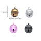 thumbnail image 4 of Methold Campana para perro Etiquetas multicolores de latón con anillos Campanas decorativas para gatos Sonido agradable Mascotas Colgante Plateado oscuro 20piezas, 4 of 6