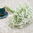 thumbnail image 3 of Flores Artificiales Decoracion, 16 PCS Ramo de Flores Artificiales de Gipsófila Falsas Flores Falsas de Tacto Real para Decoración del Hogar, Fiesta, Boda, Jardín, Oficina, Patio (Blanco), 3 of 4