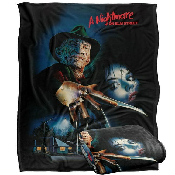 A Nightmare on Elm Street Blanket, 50'x60' Freddy Poster Silky Touch Super Soft Throw Blanket
