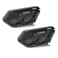 thumbnail image 2 of WAYXIN 1 Pce Casque Moto Helmet Intercoms 1200m BT Interphone Sans Fil Étanche Support Appels Mains Libres Auto-Réponse, 2 of 7