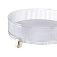 thumbnail image 7 of Rotatable Turntable Organizer Perfume Display Tray Decorative Serving Tray Spice Rack for Countertop Restaurant Bathroom Kitchen Bed, 7 of 7