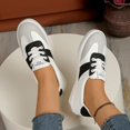 thumbnail image 6 of Women's Loafers with Flexible Outsole for Natural Bend Women's Casual Shoes Breathable Comfortable Lace Up Sneakers For Daily Wear Lightweight Soft Sole Versatile Design For All Seasons, 6 of 9