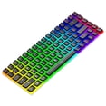 thumbnail image 1 of GAMING TECTURO DE TECLADO KEYCAPS Universal FIT PBT Teclado KeyPad Caps con el extractor Reemplazo de piezas Accesorios para computadora Negro 117 paquetes Guardurnaity EL005766-01B, 1 of 7