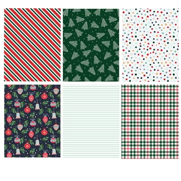 Christmas Cardstock Paper 8.5x11 Thick Cardstock Paper for Cricut (24 Pack) - 100lb / 270gsm, 8.5x11 Letter Size - Scrapbooking Paper Packs for Card Making, Crafting, Invitations