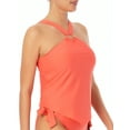 thumbnail image 4 of Time and Tru Women's and Women’s Plus O Ring Hanky Hem Tankini Swim Top, 4 of 4