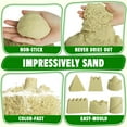 thumbnail image 4 of Billeeit Sand Construction Kit with A Big Foldable Sandbox and 2.2lbs Magic Sand, Truck Sand Construction Toys Including Castle Molds and Other Access, 4 of 7