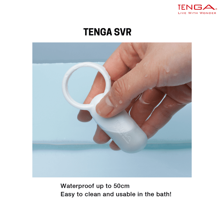 TENGA SVR White Multi Purpose Smart Vibe Ring Discrete Vibrating Ring for  Partnered / Solo Pleasure - Walmart.com