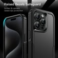 thumbnail image 5 of JETech Case for iPhone 15 Pro 6.1-Inch, Heavy Duty Dual-Layer Rugged Protection, Shockproof Protective Tough Phone Cover with Matte Back (Black), 5 of 6