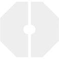 thumbnail image 4 of 36"OD x 6"ID x 14 1/4"C x 1"P Westin Architectural Grade PVC Contemporary Ceiling Medallion, Two Piece, 4 of 11
