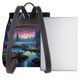thumbnail image 3 of Fotbe Fantasy Landscape Starry Night Mochila Bolso con Estampado para Mujer, Mochila Antirrobo de Nylon Impermeable, Bolsa Ligera de Hombro, 3 of 4