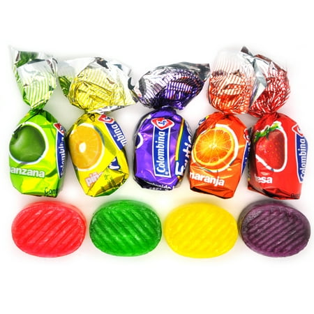 Candy Apple Dipper SweetGourmet Fancy Fruit Filled Assortment | Sweet Delights Hard Candy Bulk | Strawberry, Pineapple, Apple, Grape, Orange | Kosher | 15oz bag ()