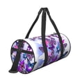 thumbnail image 3 of Easygdp Flying Butterflies Travel Bag, Camping, Weekend, Carry On Overnight Duffel Bag with Shoulder Strap, 3 of 8