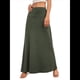 thumbnail image 2 of Faldas Casuales de Media Pierna para Mujer, Elásticas, Ultrasuaves, Holgadas, de Talle Alto y para Estar en Casa. Verde S, 2 of 7