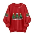 thumbnail image 2 of ChaoHeng Christmas Pullover for Women Women's Fashion Christmas Graphic Sweatshirt,Long Sleeve Crewneck Pullover, 2 of 4