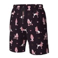 thumbnail image 5 of Naloa Poodle Dog Men's Beach Shorts, Surfing shorts, Swim trunks, Quick Dry Swim Trunks for Surfing Beach Fun - 3X-Large, 5 of 9