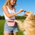 thumbnail image 2 of Dog Treat Pouch,Treat Pouches For Pet Training,Dog Treat Pouch,5.5IN Dog Treat Training Pouch, Silicone Pet Treat Bag BPA Free/Clip/Magnetic Dog Walk,Silicone Dog Training Waist Bag(Pink), 2 of 6